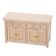 thumbnail image 2 of Dollhouse 1:12 Scale Living Room Miniature Birch Dollhouse Storage Cabinet Wood Color - Dollhouse Furniture Miniature Cabinet, 2 of 5