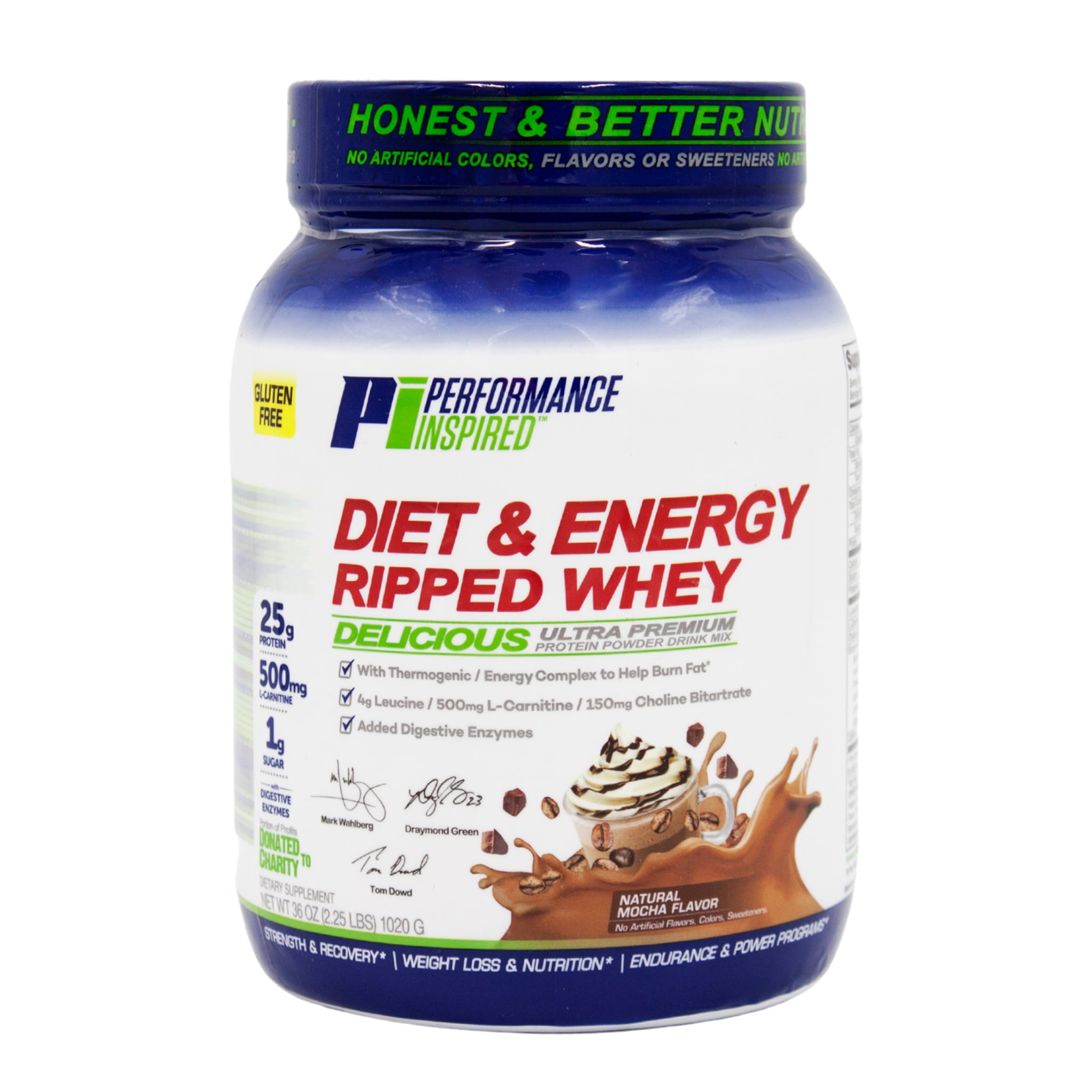 Performance Inspired Diet & Energy Whey Protein 25G of Clean Protein