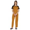 thumbnail image 5 of Inkmeso Solid Sleepwear Pajama Set For WoMen's Raglan Sleeve Nightwear Pj Loungewear Sets, 5 of 7