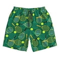 thumbnail image 5 of Goofa Tennis Rackets and Balls Printed Mens Swim Trunks Summer Quick Dry Short Beach Swimwear Bathing Suits-XX-Large, 5 of 9