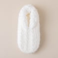thumbnail image 2 of Fabrcox Womens Fuzzy House Slipper Socks, Non Skid Grips Fluffy Winter Indoor Socks, Warm Plush Loungewear Socks for Sleeping at Home, Holiday Gift for Women (White), 2 of 5