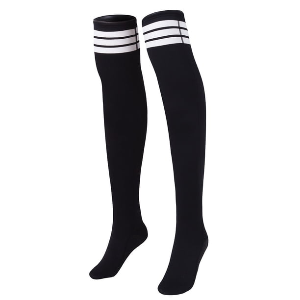 Medias de buceo superelásticas de 1,5 mm para niñas, calcetines de buceo largos por encima de la rodilla, calcetines de playa, calcetines de buceo con protección solar