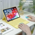 thumbnail image 6 of HPZZ Keyboard Case Compatible with Samsung Galaxy Tab S6 Lite 10.4" 2024/2022 / 2020,Slim Smart Case Detachable Stand Tablet Keyboard Case and 1 Mouses,with Smart Touchpad Built in Pencil Holder, 6 of 9