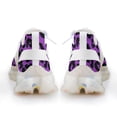 thumbnail image 6 of Purple And Black Cheetah Print Walking Shoes for Men Woman Lightweight Tennis Fashion Elastic Sports Shoes Cushion Basketball Shoes, 6 of 7