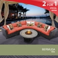 thumbnail image 2 of Bermuda 6 Piece Outdoor Wicker Patio Furniture Set 06e, 2 of 7