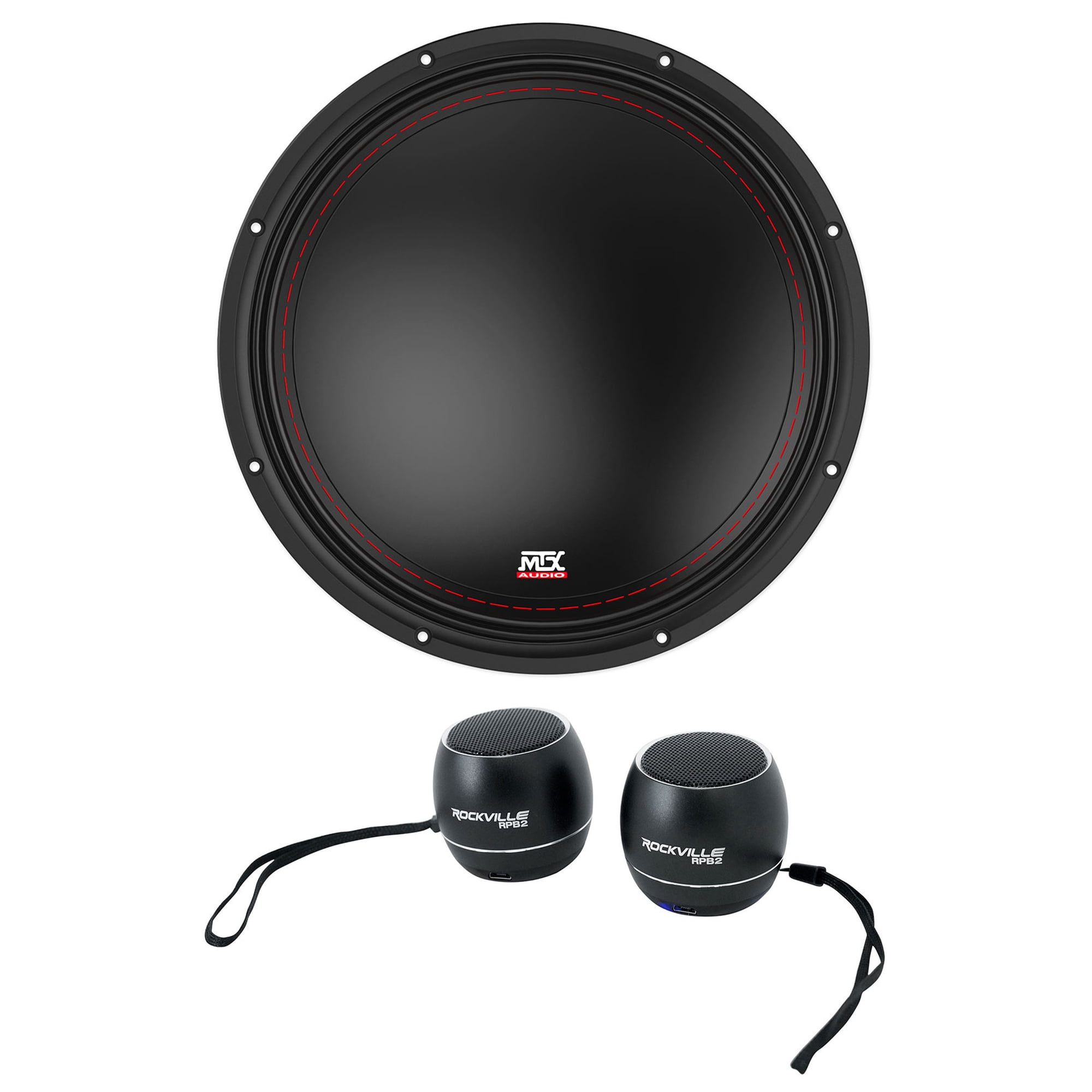 MTX 3512-02 12" 250 Watt RMS SVC 2-ohm Car Audio Subwoofer Sub+Home Speaker
