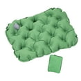 thumbnail image 2 of Serenable Inflatable Seat Cushion Office Chair Cushion Comfortable Seating Folding Air Cushion Car Seat Mat Pad for Lawn Travel Fishing Green, 2 of 10