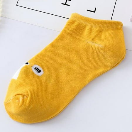 

15 pairs Women Comfortable Pure Color Cotton Sock Slippers Short Ankle Socks funny socks Color random