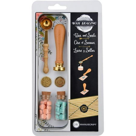 2 Coin Wax Sealing Set W/Beads