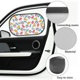 thumbnail image 6 of Yuyamidu Soccer Car Window Shades for Baby 2 Pack Book Car Side Window Sun Shade Sun Glare and UV Rays Protection for Kids Ruler Auto Interior Accessories Decor, 6 of 7