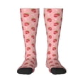 thumbnail image 2 of Picia Women Crew Soft Moisture-wicking Socks Strawberries Pattern Design Cotton Socks, One Size fit All, 2 of 9