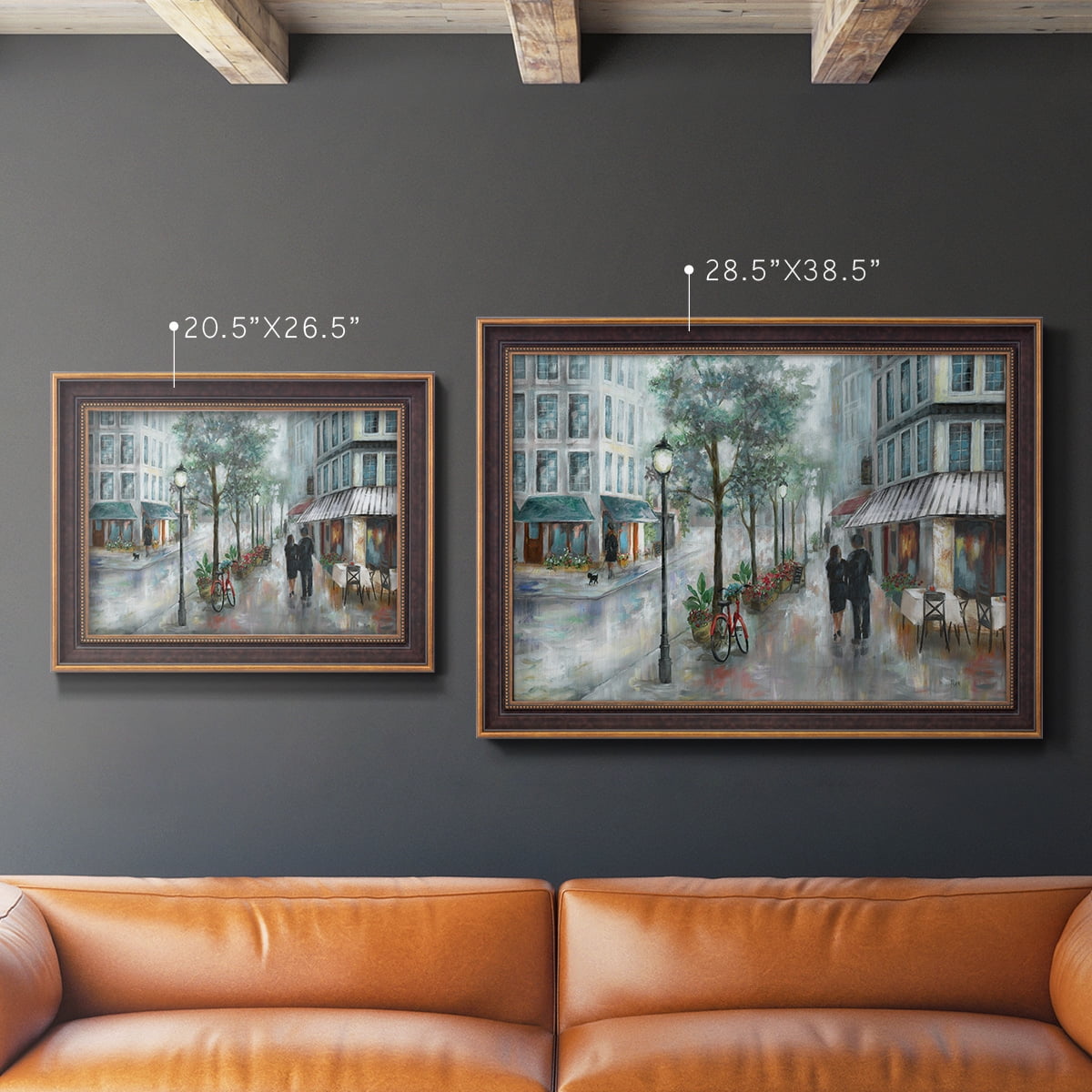 Out To Dinner Premium Framed Canvas- Ready to Hang