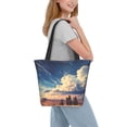 thumbnail image 2 of Fotbe Western Desert Cloud Cowboy Bolsa de Playa con Estampado, Bolsa de Hombro, Bolsa de Mano Espaciosa, Bolsa de Viaje Ligera, Bolsa de Compras Versátil, 2 of 6