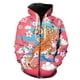 thumbnail image 3 of Sudadera con capucha y cremallera con estampado 3D de tigre chino para hombres y niños, ropa de calle, sudaderas de hip hop, sudaderas casuales divertidas de gran tamaño, 3 of 5