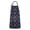 Dark Blue Sun-1, variant on Black White Gothic Witch Skull Pattern Apron-Garden Aprons for Women with Pockets-Cotton Linen Waterproof Kitchen Cooking Gardening Aprons Adjustable for Kitchen,Cooking,BBQ and Salon 33x27 Inch