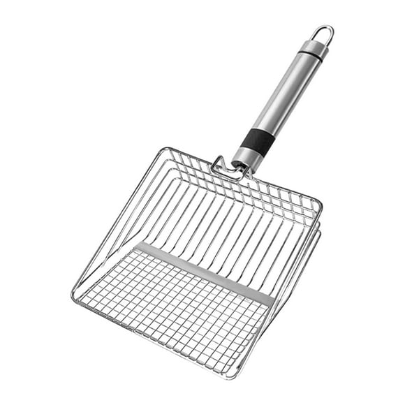 Cat Litter Kitten Lifter Cat Sand Shovel for Pets Supplies Bunny Puppy Argent