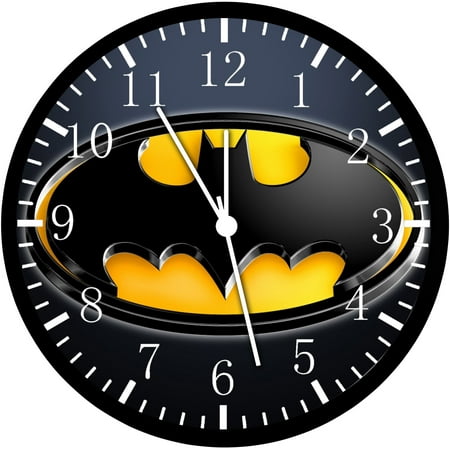 12 Inch Batman Wall Clock Non-Ticking Silent Great for Decor and Gifts G204