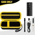thumbnail image 2 of Case Compatible with Airmoto Portable Air Pump 120 PSI Air Compressor, Car Tire Inflator Storage Bag for Accessories-Black+ Yellow Zipper, 2 of 8