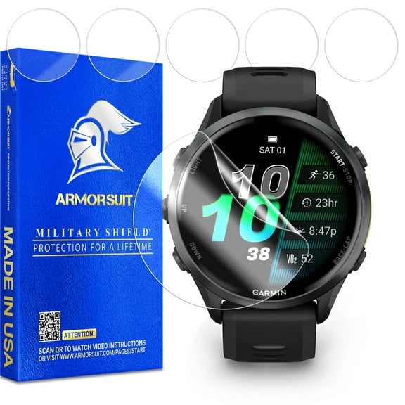 ArmorSuit 6 Pack for Garmin Forerunner 970 Screen Protector MilitaryShield HD Clear Film - Made in USA