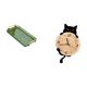 thumbnail image 5 of Bandeja para servir,Bandeja rectangular para servir en la cocina con asa,Reloj de pared,Reloj de pared decorativo para baño o dormitorio,Reloj de pared para gatos silencioso,sin tictac,ideal, 5 of 8