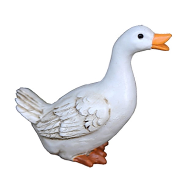 Figura de pato para decoración del hogar, decoración del patio, decoración del jardín, adorno de escritorio para Estilo B