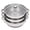 Silver, variant on 5 Tier Stainless Steel Steamer, Food Vegetable Steamer Pot Cookware with Glass Lid for Home Kitchen (11in)