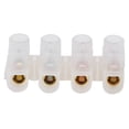 thumbnail image 2 of Bloque de terminales de 20 piezas Suministros de conectores de cables industriales ignífugos de tipo pasante 20A4‑in‑4‑out, 2 of 14