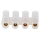 thumbnail image 2 of Bloque de terminales de 20 piezas Suministros de conectores de cables industriales ignífugos de tipo pasante 20A4‑in‑4‑out, 2 of 5