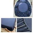thumbnail image 5 of SIfdSeng Get it Fast Piece Thickened Solid Color Bed Cover Class A Full Solid Color Washed Baby and Grade Bedspread Cover Imitation Pure Bed Sheet Cover for Summer, 5 of 5