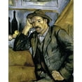 thumbnail image 2 of Cezanne, Paul 12x14 White Modern Wood Framed Museum Art Print Titled - Smoker, 2 of 4