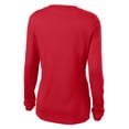 thumbnail image 7 of Yellow Rooster Women's Long Sleeve PosiCharge Competitor V-Neck Tee True Red XL, 7 of 7