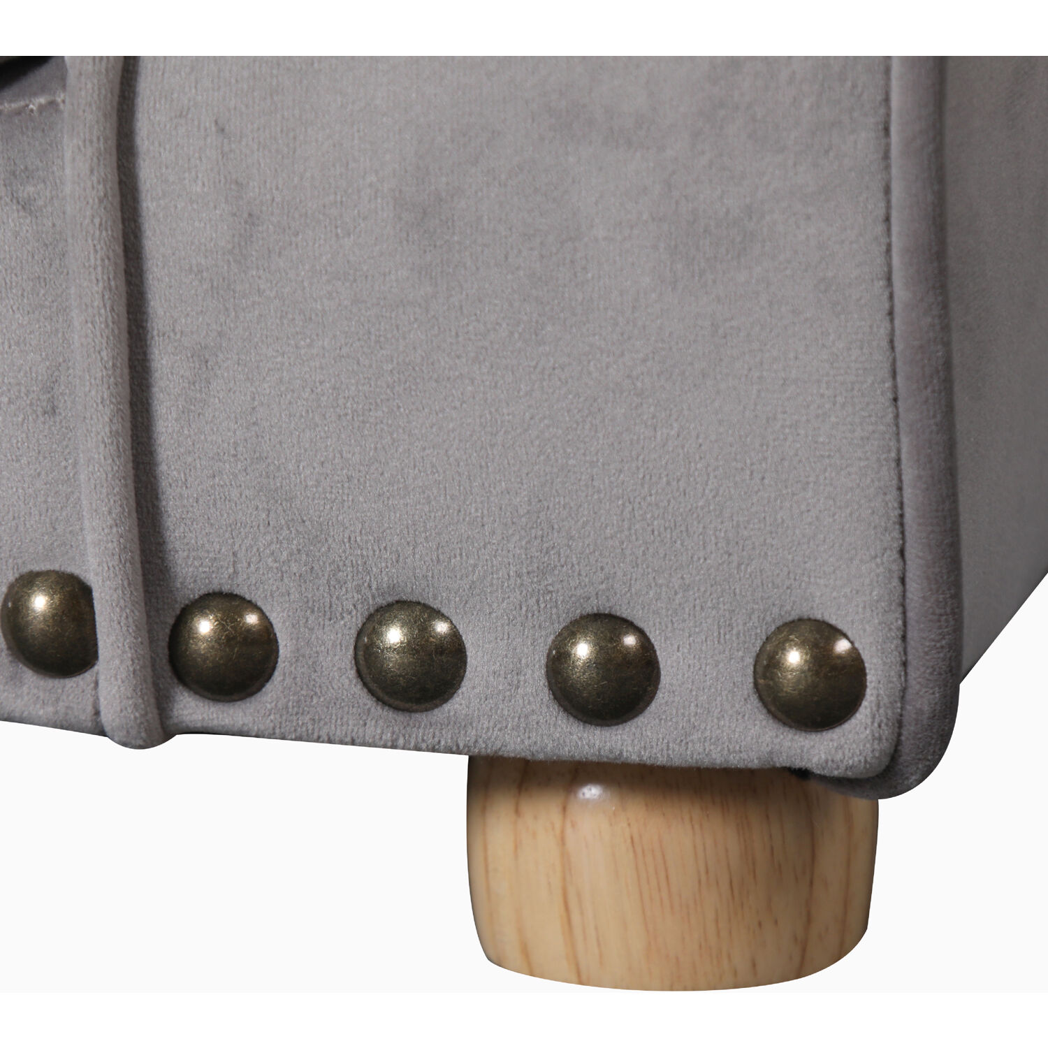 Critter Sitters 34-in. Faux Velvet Pet Bed Sofa for Medium-Sized Dogs and Cats in Dark Gray