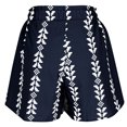 thumbnail image 6 of Ailaofu Women's Summer Bohemian Shorts Fashion Ruffle Floral Print High Waist Loose Shorts Casual Beach Short, 6 of 6