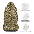 thumbnail image 5 of Xecao Leopard Print Car Seat Cover in That Fits Most Cars, Vans, SUVs, and Trucks., 5 of 7