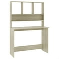 thumbnail image 2 of Casafoyer Desk with Shelves Sonoma Oak 43.3"x17.7"x61.8" Chipboard, 2 of 2