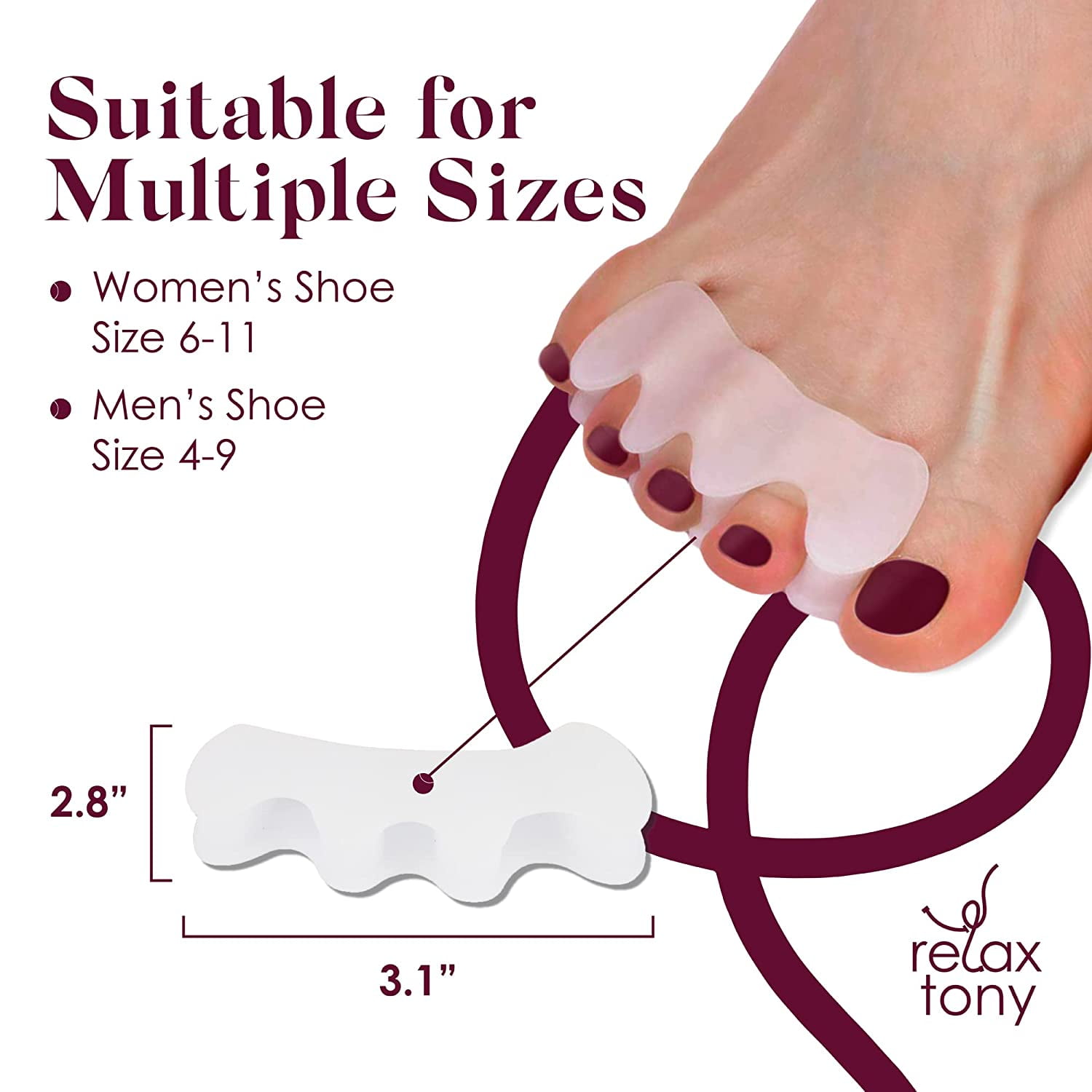 Scholl Gel Toe Separators