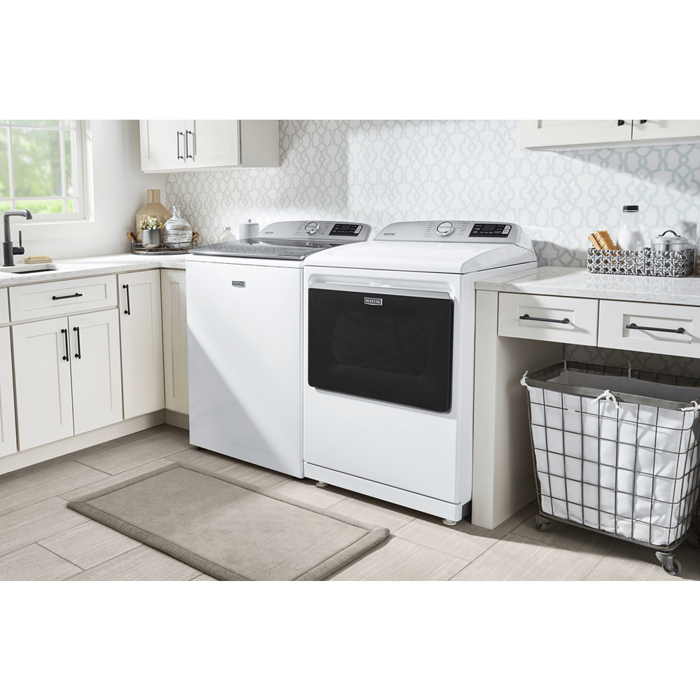 Maytag Med7230h 27" Wide 7.4 Cu. Ft. Energy Star Rated Electric Dryer - White - image 5 of 5