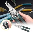 thumbnail image 2 of 18 In 1 Foldable Wire Stripper Multifunctional Pliers Tool for Work Wire Stripping Crimping and Cutting Functions, 2 of 7