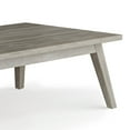 thumbnail image 3 of Santiago 43" Wide Contemporary Outdoor Coffee Table in Distressed Weathered Gray, 3 of 7