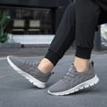 thumbnail image 4 of EKRBXA Knit No-Tie Sneakers, Lightweight Breathable Mesh Running Shoes, Non-Slip Comfort Casual Trainers with Segmented Sole for Gym & Everyday Wear, 4 of 5