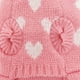 thumbnail image 4 of Suéter con forma de corazón para perro, suéter cálido para perro, chaleco de punto, jersey de cuello alto, abrigo para perro para perros pequeños y medianos, rosa L, 4 of 5