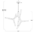 thumbnail image 2 of Regina Andrew 16-1352 Traveler 7 Light 45" Wide Led Chandelier - Bronze, 2 of 7