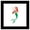 Black Framed Version, variant on Gallery Pops Disney The Little Mermaid - Ariel Wall Art, White Framed Version, 12" x 12"