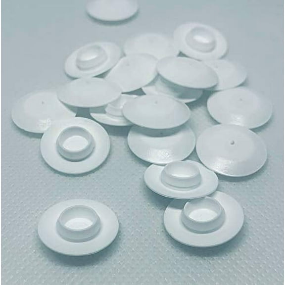 TOP SECRET PDR 3/8" White Hole Plugs for Filling a 3/8" Hole .375" Maximun Material Thickness for snap in is .0.02-0.05" or 0.51-1.27mm Designed for use in Sheetmetal