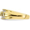 thumbnail image 3 of Solid 10K Yellow Gold Lab Grown Diamond VS/SI GH, Men's Ring - Ring Size 10.0, 3 of 8