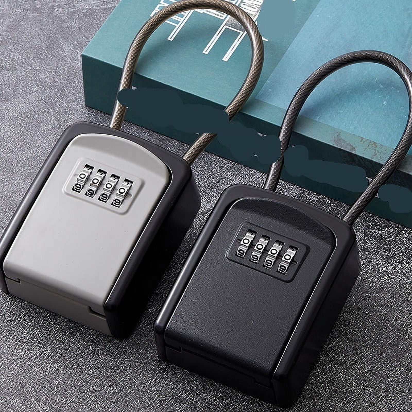 Padlock Key Box Combination Lock Stay Installation Free, Anti-Theft Door Box ,House, Apartment, Office Key Storage