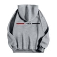 thumbnail image 4 of MHFRRA Sudadera con Capucha con Estampado de Letras para Un Uso Diario Cómodo, Ideal para Salidas Informales y Capas Elegantes Negro, 4 of 5