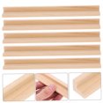 thumbnail image 4 of SHOWERORO 10pcs Ivory Wooden Domino Racks for Kids MultiFunction Displaying Stand and Alphabet Games, 4 of 8
