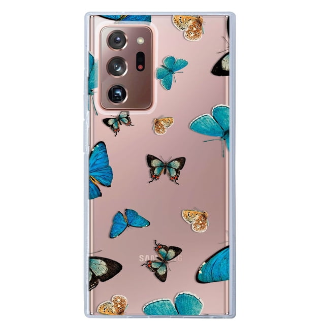 Funda para Galaxy Note 20 Ultra Antigolpes InstaCase Mariposas Azules