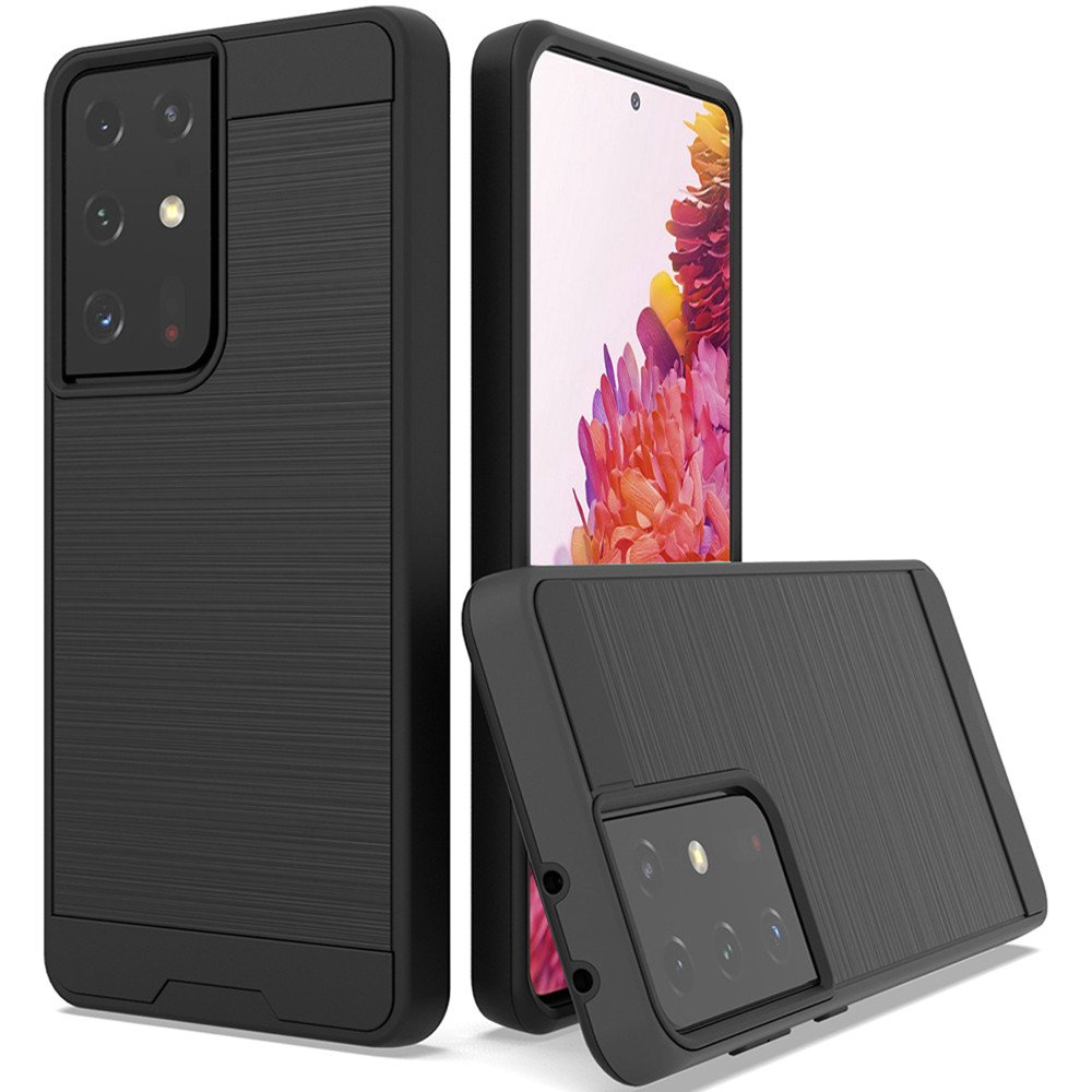 Xpm Case for Samsung Galaxy S21 Ultra (6.8") Hybrid Rugged Brushed